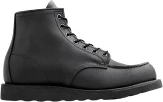 Red Wing Shoes Classic Moc Zwarte Leren Laars - Heren - Veterlaarzen - Zwart - 44 EU - Leer - Schoenen