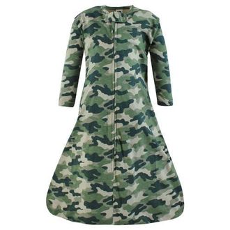 Hudson Baby Long-Sleeve Cotton Jersey Sleeping Bag in Camo at Nordstrom
