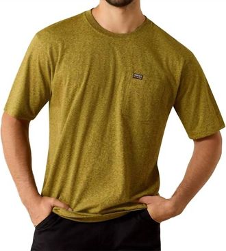 Ariat Rebar Cotton Strong T-Shirt In Mango Mint Heather