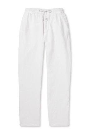 Vilebrequin Pacha Straight-Leg Linen Drawstring Trousers