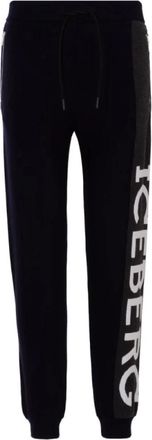 Iceberg Multicolor Herenbroek Ab 05 7010 - Heren - Sweatpants - Zwart - M - Katoen - Broeken
