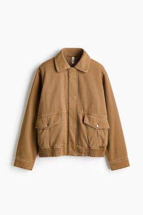 H&M Padded Jacket in Dark Beige at Nordstrom, Size Xx-Large