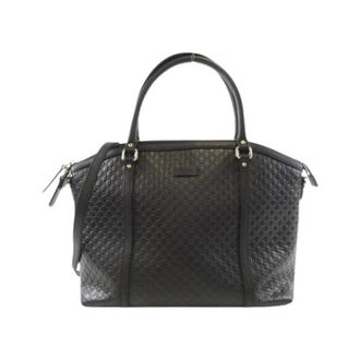 Gucci Pre-owned Handbags, female, Black, Size: ONE SIZE Pre-owned Vintage Handbag