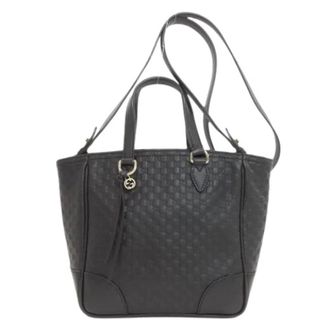 Gucci Pre-owned Handbags, female, Black, Size: ONE SIZE Pre-owned Vintage Handbag