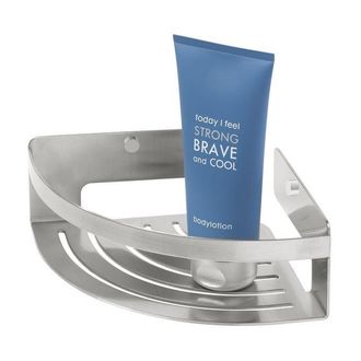 Tiger Caddy Douchemand Hoek - 18.4x18.4x7cm - geborsteld RVS