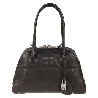 Miu Miu Tassen, Dames, Zwart, ONE Size, Leer, Vivant Nappa Leren Tas