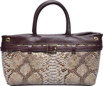 Isabella Rhea Bourgondi&euml; Rundleer Tas