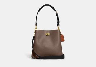 Coach Willow Bucket Bag In Colorblock