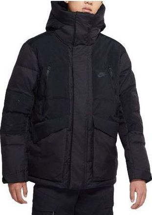 Nike Storm-fit City Series Logo hooded Long Sleeves Solid Color Down Jacket Black DD6981-010