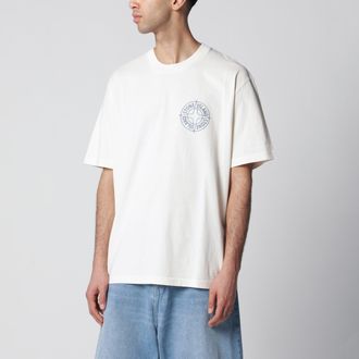 Stone Island Regular Outline Compass cotton T-shirt in blue