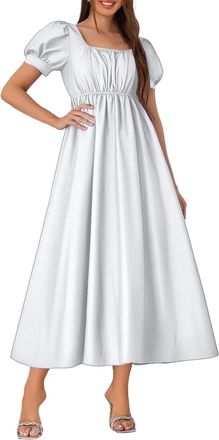 Generic Regency Dress, Renaissance Dress, Regency Dresses Costume Empire Waist Long Dress