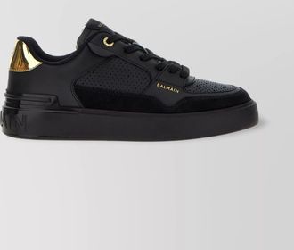 Balmain leather low-top sneakers
