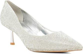 Dune London Bellas Pointed Toe Pump in Silver at Nordstrom, Size 7.5Us