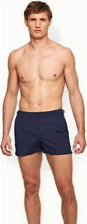 Orlebar Brown Springer Shortest-Length Swim Shorts in Navy at Nordstrom, Size 33