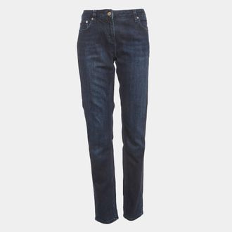 Roberto Cavalli Blue Denim Slim Fit Jeans M/waist