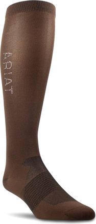 Ariat TEK Radiant Socks in Espresso, Size OS