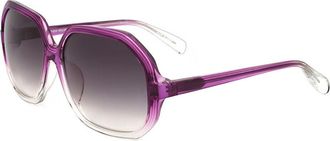 Linda Farrow MATTHEW WILLIAMSON MW19 C4 Womens Sunglasses Purple Size Standard