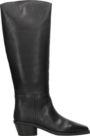 Ash Harpo Tall Shaft Western Boot - Dames - Cowboylaarzen - Zwart - 38 EU - Leer - Schoenen