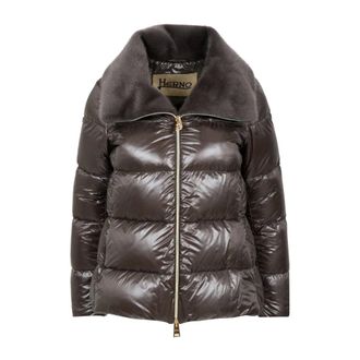 Herno Dames, Jassen, Beige, Maat: L Nylon