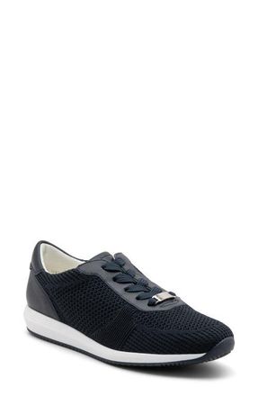 Ara Lilly II Sneaker in Navy Wovenstretch at Nordstrom, Size 8.5