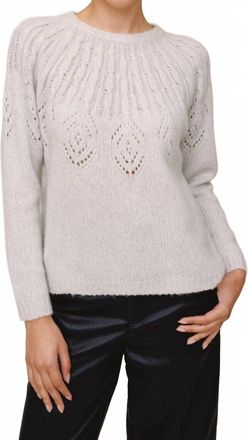 Bella Dahl Relaxed Sweater In Frosted Oat