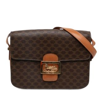 Celine Pre-owned Celine Macadam Coated Canvas Horse Carriage Crossbody Ladies XNRGNPZ4KA1CKCOR
