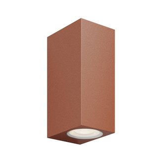 Lucande Lucande - L&aacute;mpara De Pared Led Exterior tavi En Marr&oacute;n Aluminio