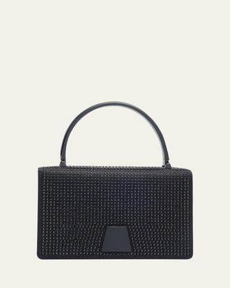 Akris Alice Mini Embellished Satin Top-Handle Bag