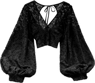 Generic Womens Lace Blouse Long Sleeve Cute Lace Top Fairy Grunge Clothes Cottagecore Clothing Gothic Shirt 2025 New Women Tops