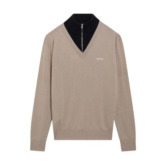 Miu Miu Cashmere Turtleneck Sweater - Dames - Truien - Beige - Maat: S Kasjmier