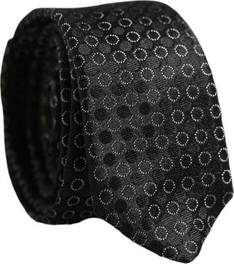 Dolce & Gabbana Accessoires, Heren, Zwart, ONE Size, Polyester, Stropdas