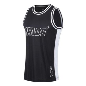 Li-Ning Way Of Wade Graphic Basketball Jersey Black White AAYT051-14