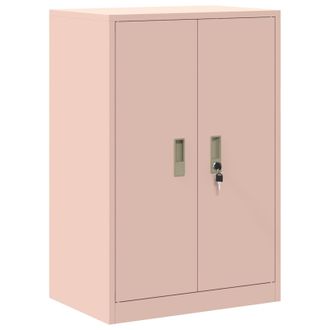 vidaXL Armario De Almacenamiento Rosa 60 X 40 X 90 Cm Acero Vidaxl