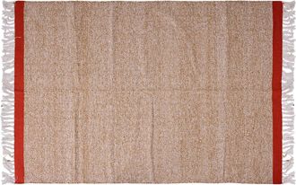 Novit&agrave; Home Kurumayama - m&eacute;lange cotton rug with border