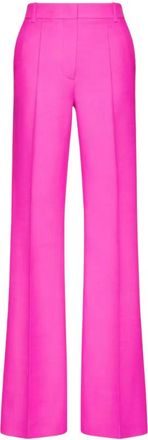 Valentino Garavani Valentino Solid High-Waist Straight Casual Pants Pink Pp 1B0Rb5201Cf_Uwt