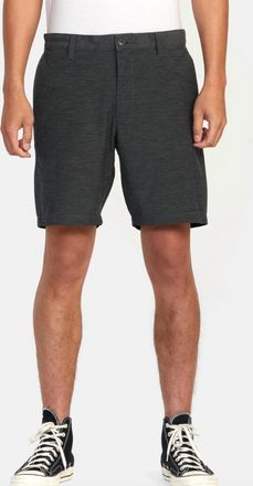 Rvca Mens Daggers Hybrid Chino Short In Black