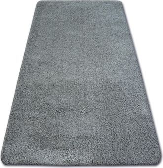 RugsX Alfombra Shaggy Micro Antracita Grey 120x170 Cm