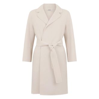 Max Mara Dames, Mantels, Beige, Maat: S Wol