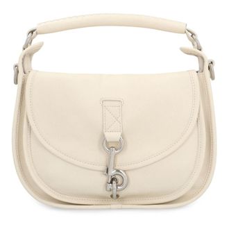 Burberry Shoulder Bags, female, White, Size: ONE SIZE B Clip Piccola Messenger Bag