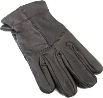 Tom Franks Mens Black Leather Thinsulate Lined Gloves M/L