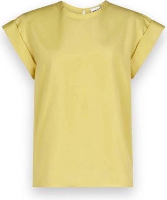 Rachel Comey Womens Lynx Short Sleeve Top In Citrine