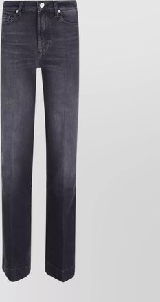 7 For All Mankind modern dojo flared high-waisted trousers