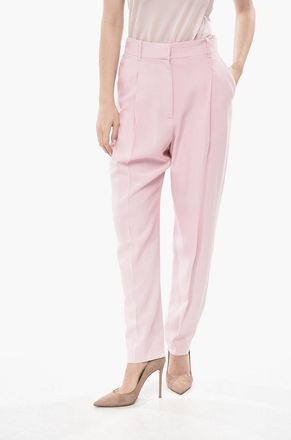 Alexander McQueen Pantaloni ad 1 Pince con Chiusura a Scomparsa Alexander McQueen
