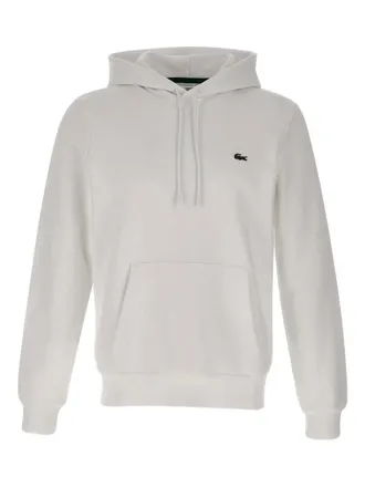 Lacoste cotton hoodie - men - Cotton - 3 - White