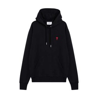 Ami Hoodies, male, Black, Size: 2XL Quota Hoodie