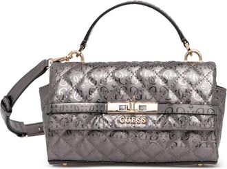 Guess Co Borsa tote Idra 4G trapuntata - Grigio