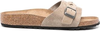 Birkenstock Oita Braided Taupe, Suede Leather 1026730