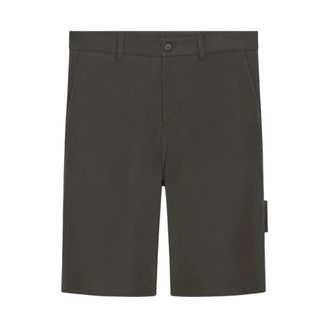 Courr&egrave;ges Korte Broeken, Heren, Zwart, L, Leer, Shorts Carbon