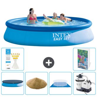 Intex Piscina Easy Set Redonda - 396x84 Cm - 7-piezas S158