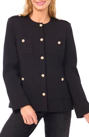 CeCe by Cynthia Steffe Cardigan Blazer in Rich Black at Nordstrom Rack, Size 12